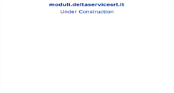 Desktop Screenshot of moduli.deltaservicesrl.it