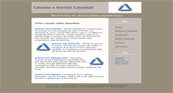 Desktop Screenshot of catasto.deltaservicesrl.it