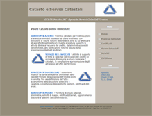 Tablet Screenshot of catasto.deltaservicesrl.it